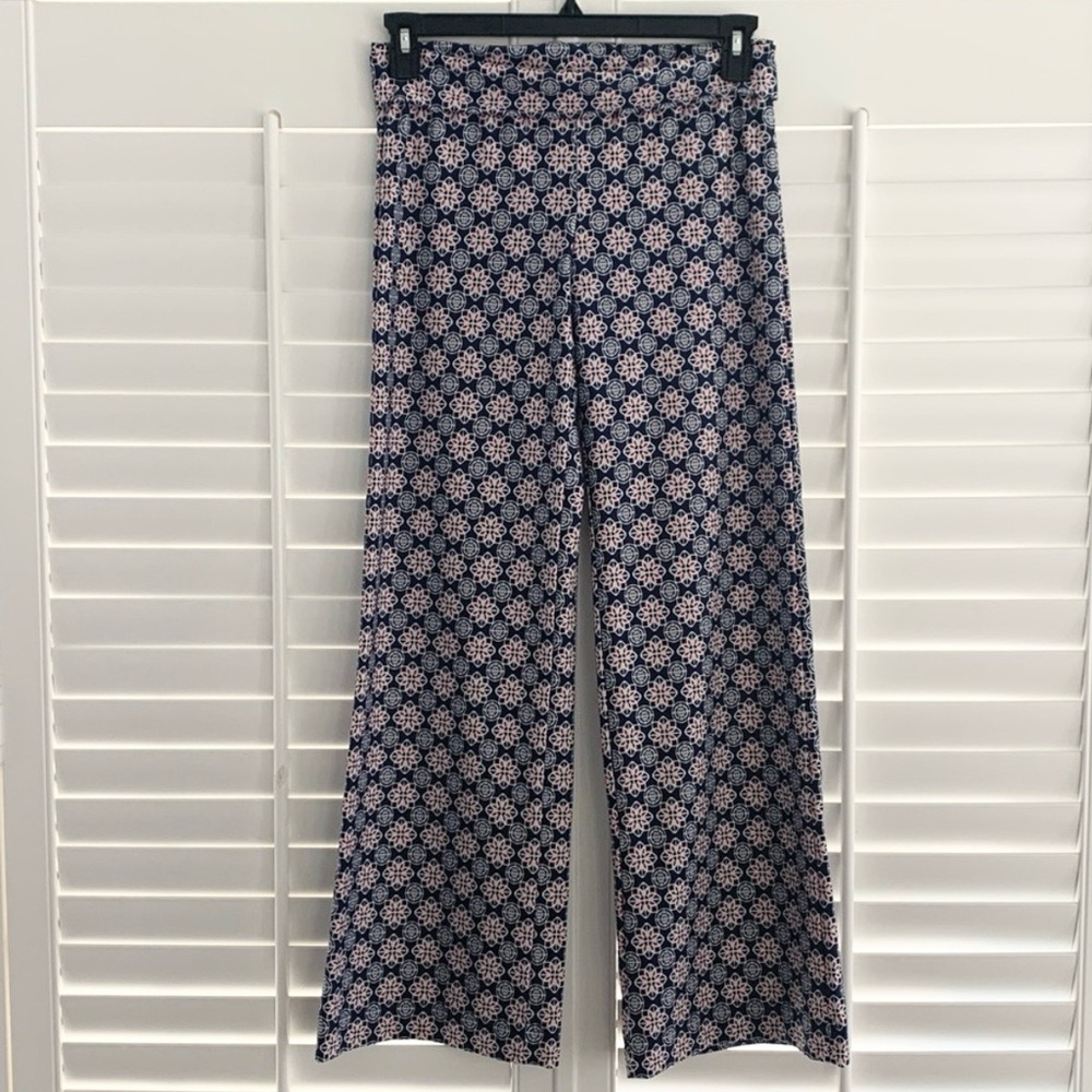 Helen Jon Geo Print Fold Over Beach Pant